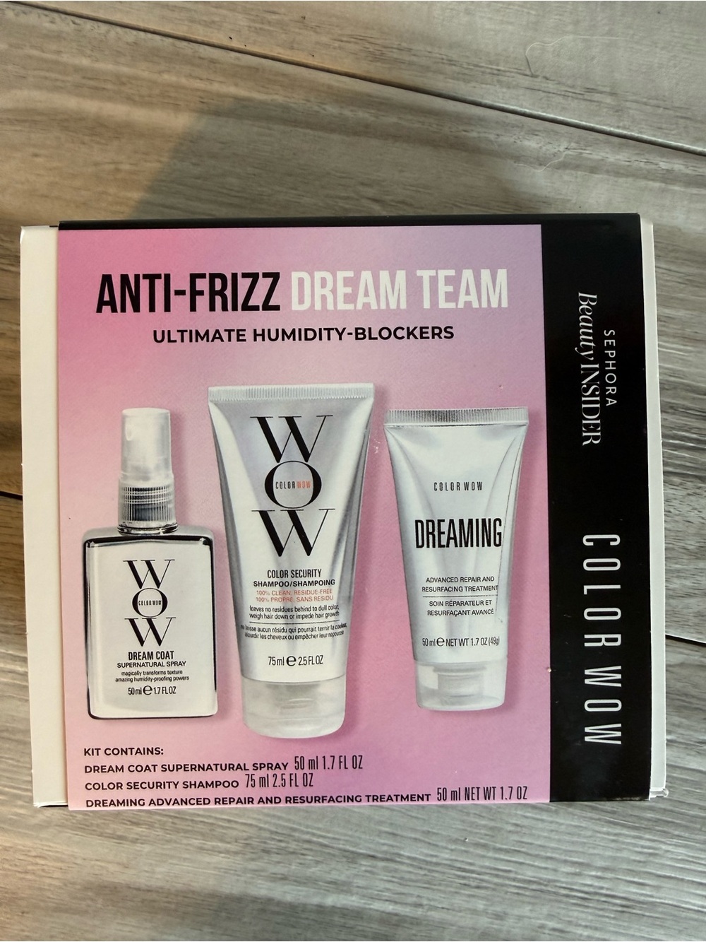 Colors Wow Anti-Frizz Dream Team Ultimate Humidity Blockers Kit ✨BNIB✨